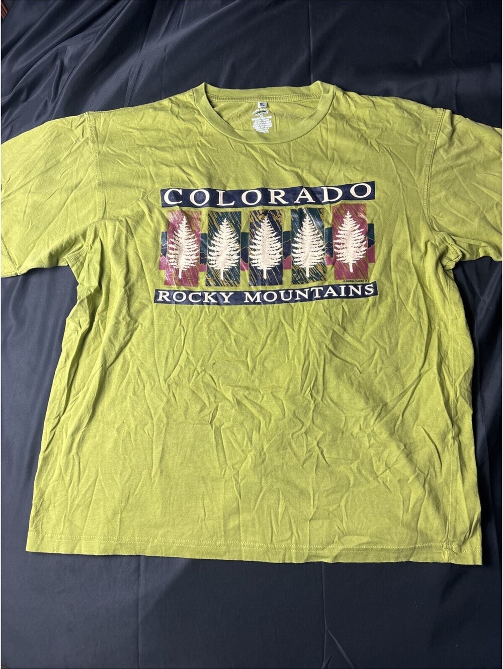 Sierra Madre XL Green Colorado Rocky Mountains Graphic TShit